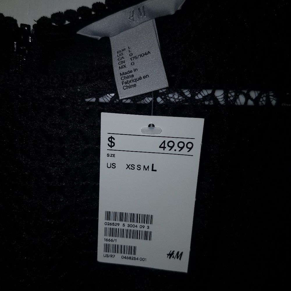 H&M Crochet/poly maxi sleeveless dress - Picture 2 of 3